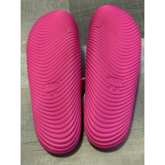 Crocs Pink M13 Classic Slide Sandals Men’s Recovery Comfort Arch Support NEW - Picture 4 of 7